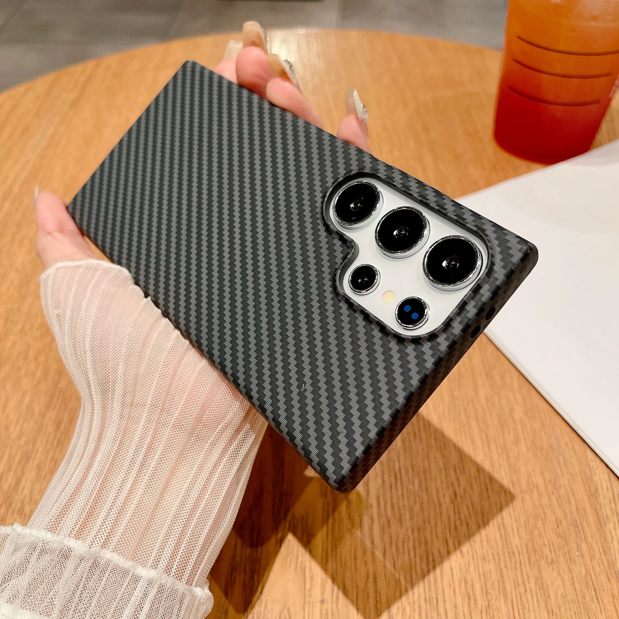 Carbonfaser Samsung Wireless Ladehülle