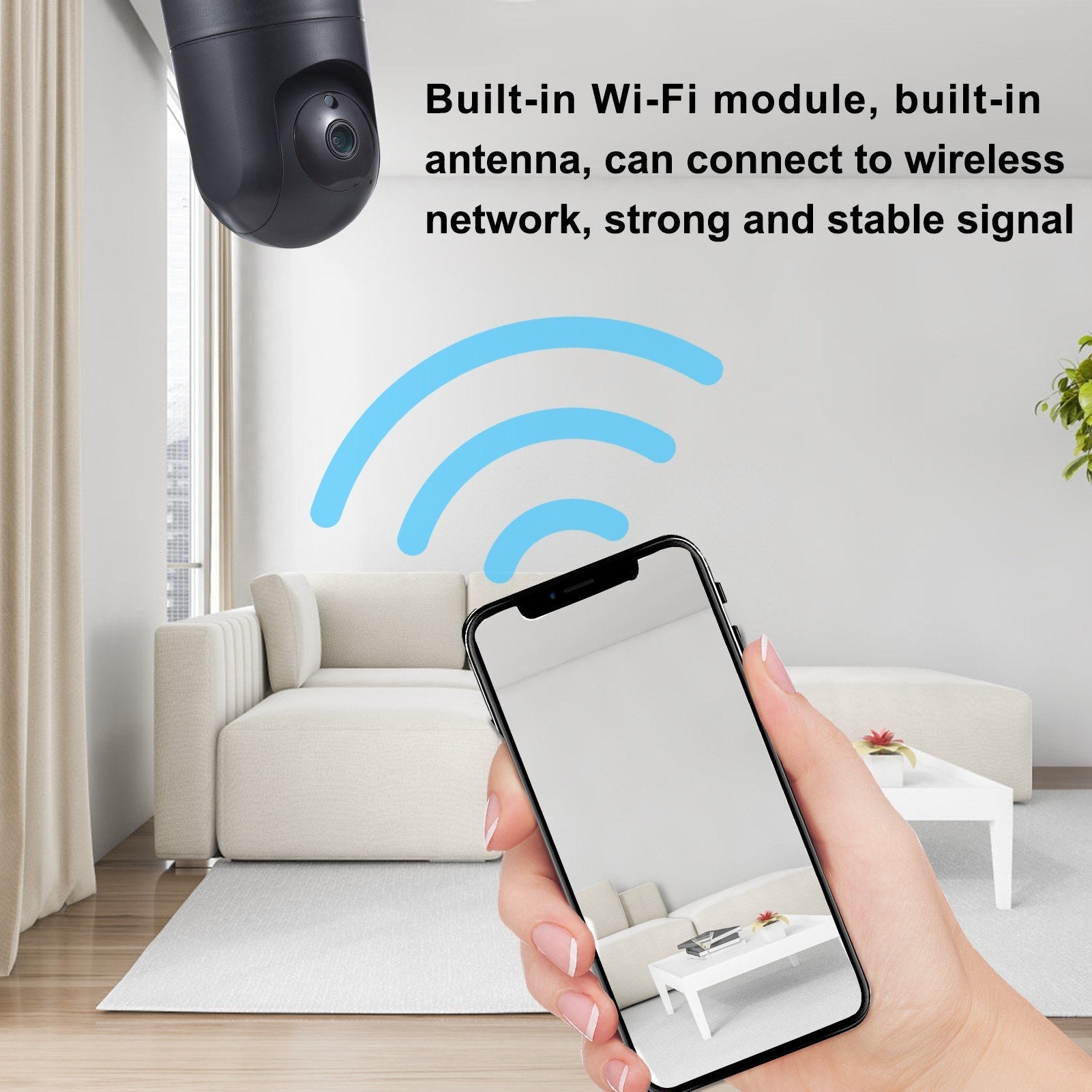 Indoor 2MP Sicherheitskamera mit Schwenk-Neigetechnik, Babyphone, intelligente Bewegungsverfolgung, Nachtsicht, Zwei-Wege-Audio