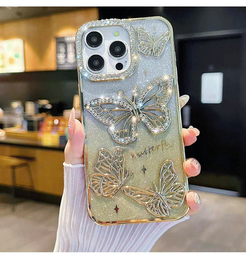 Diamant Schmetterling Handyhülle für iPhone