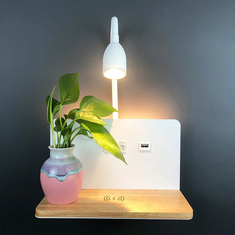 ChargeGlow | LED-Wandleuchte mit USB