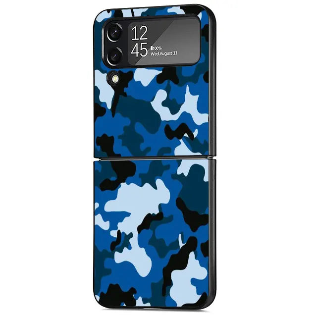 Camouflage Rückabdeckung Samsung Z Flip Stoßsichere Schutzhülle