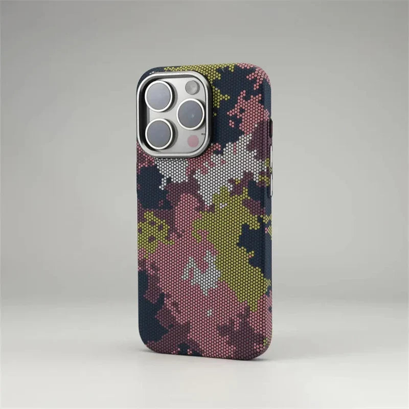 Camouflage MagSafe iPhone stoßfeste Schutzhülle
