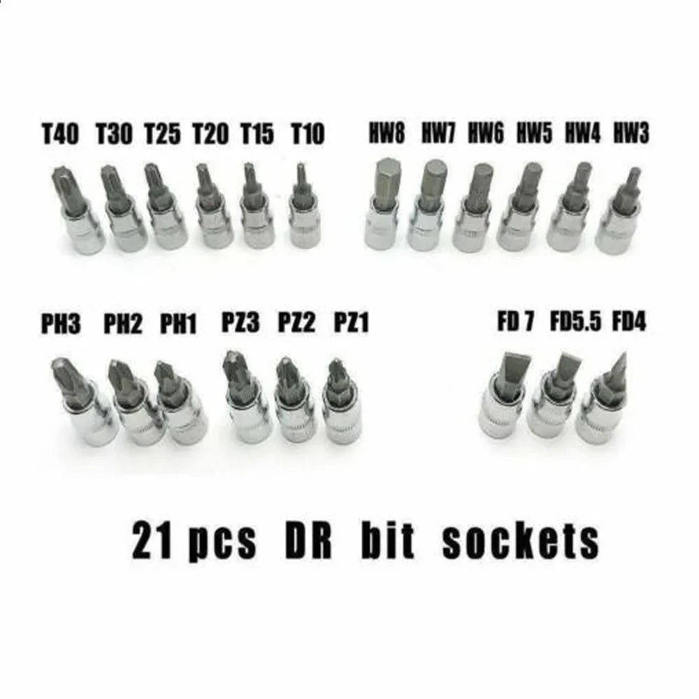 46PCS metrisches Ratschenschlüssel-Set - Professionelles Metallbearbeitungswerkzeug
