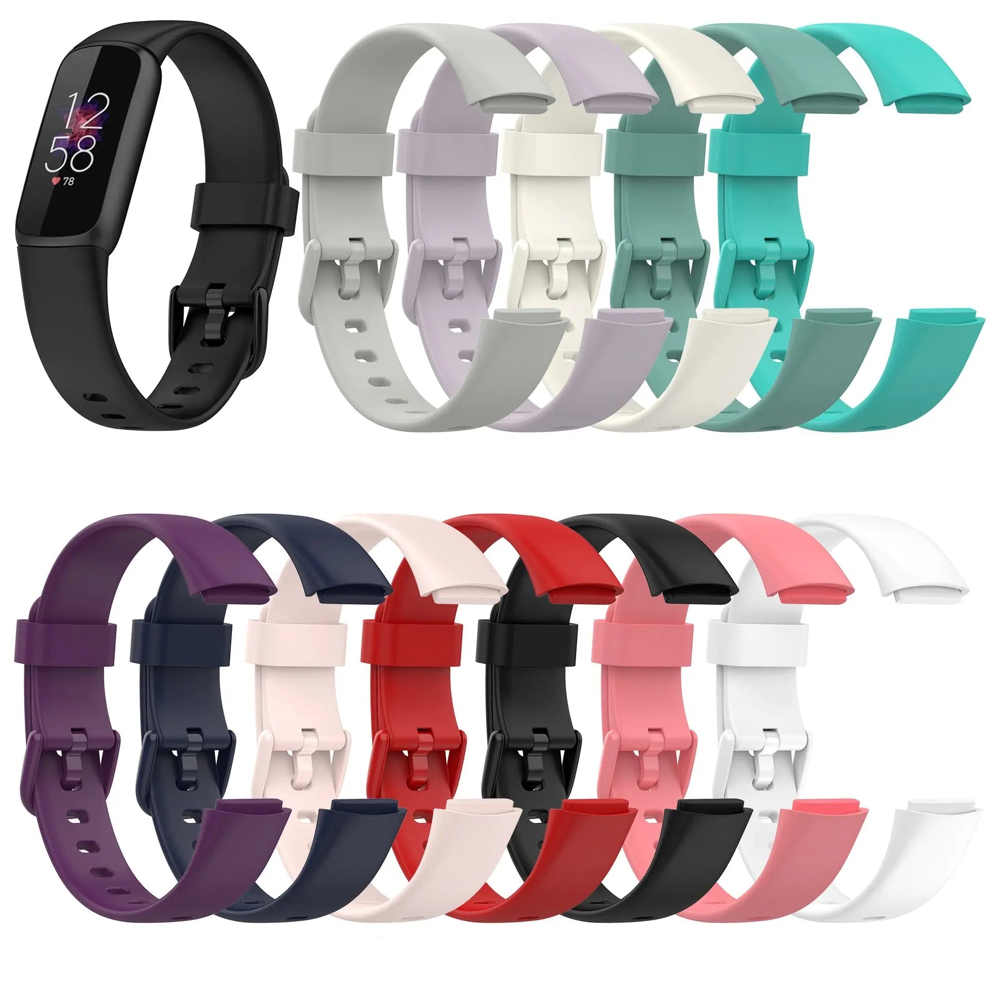 Pinnacle Silikon-Sportarmband für Fitbit Luxe