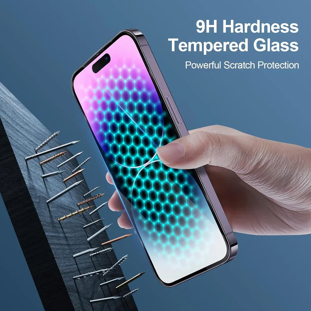 HD-Bildschirm-Schutz und Kamera-Objektiv-Folie für iPhone