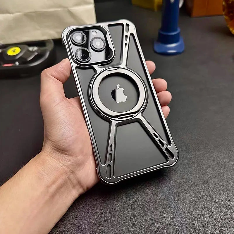 Magnetisches Anti-Fall Aluminiumgehäuse für iPhone Pro Max