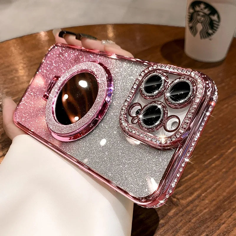Diamond Glitter iPhone Magsafe Clear Case