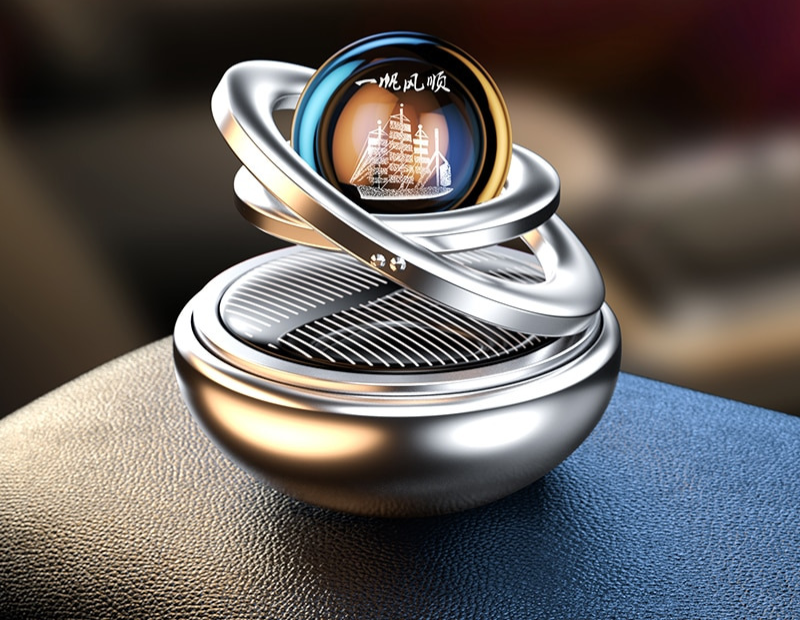 Becotic™ Solar-Auto-Lufterfrischer | Cooles Design und funktioniert mit Solarenergie