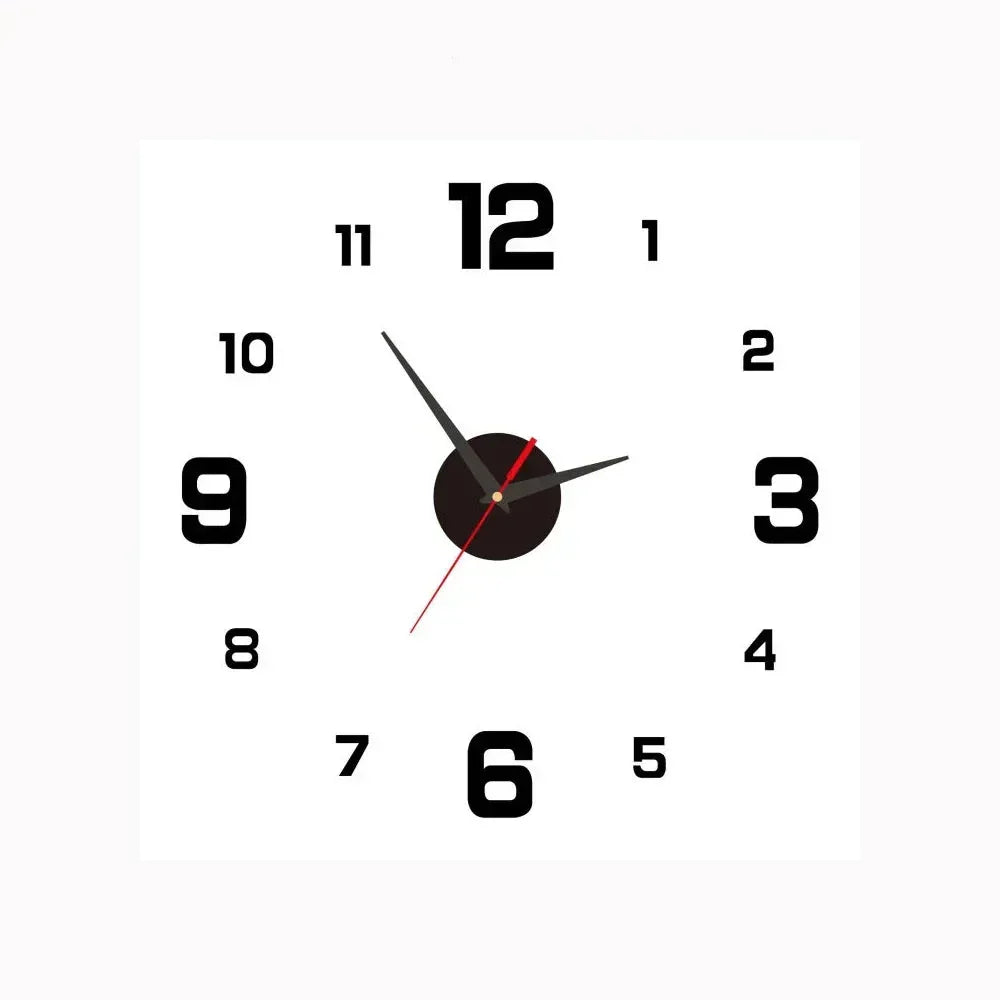 Stille klassische Wanduhr | Nicht-tickendes elegantes Zeitmessgerät für Schlafzimmer und Büro