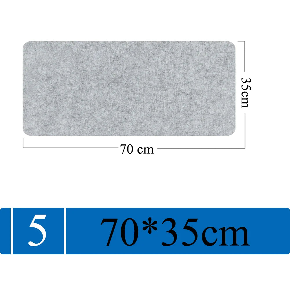 Großes Filz-Mauspad | Rutschfest & Schützend | Warm & Weich | 3mm Dick