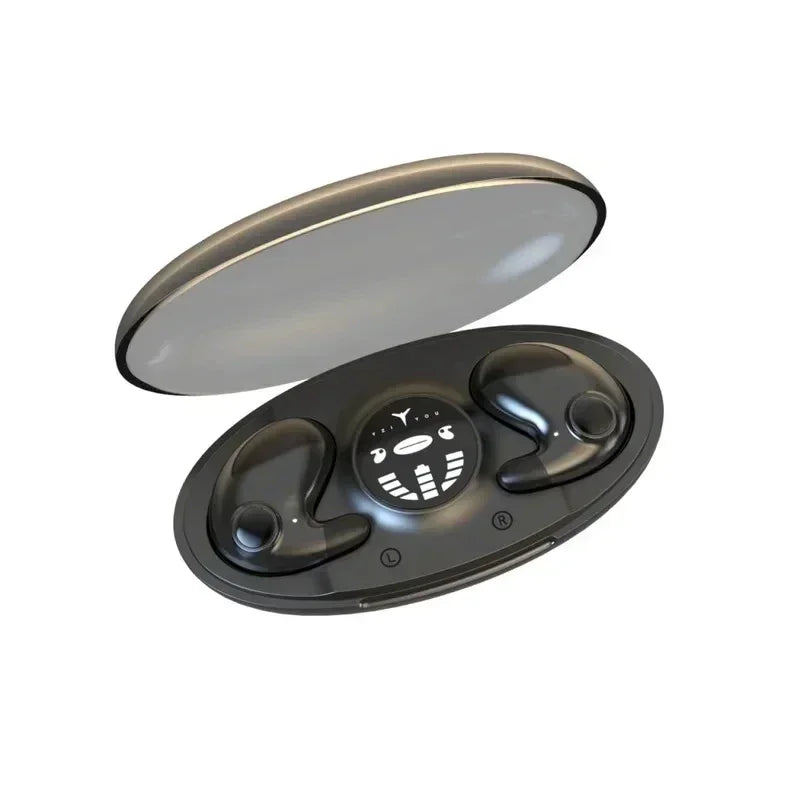 Unsichtbare Schlaf Wireless Ohrhörer TWS Bluetooth 5.3 Kopfhörer IPX5 wasserdichte Sport-Ohrhörer