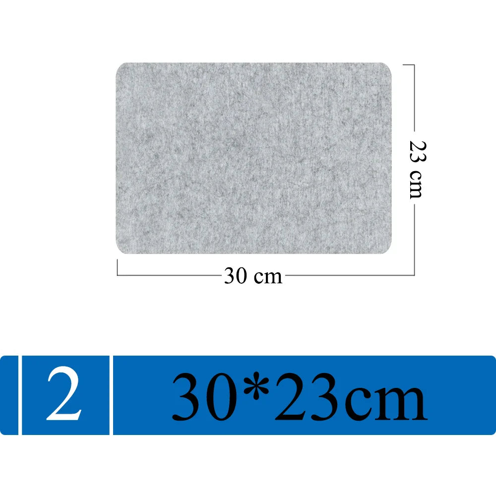 Großes Filz-Mauspad | Rutschfest & Schützend | Warm & Weich | 3mm Dick