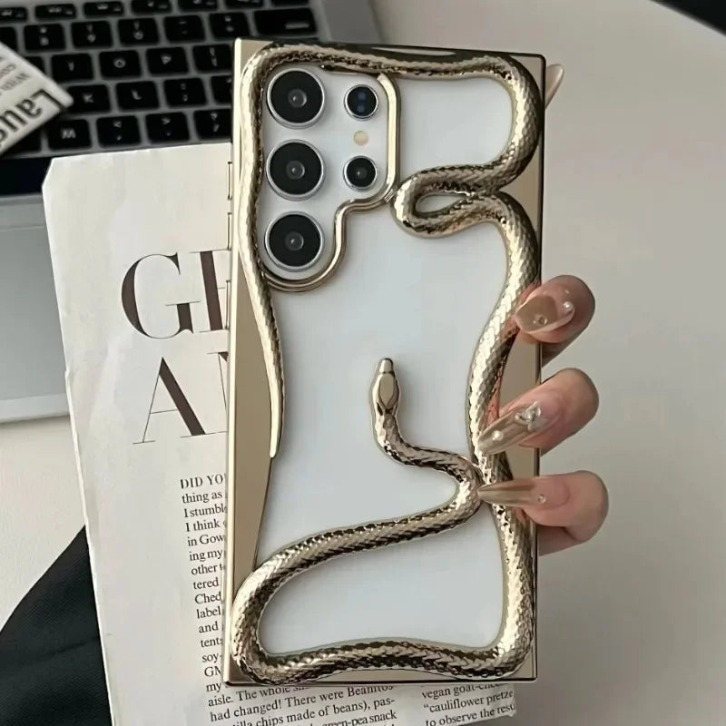 Venom 3D Snake Hollow Case – Luxuriöse Matte Wärmeableitungsabdeckung