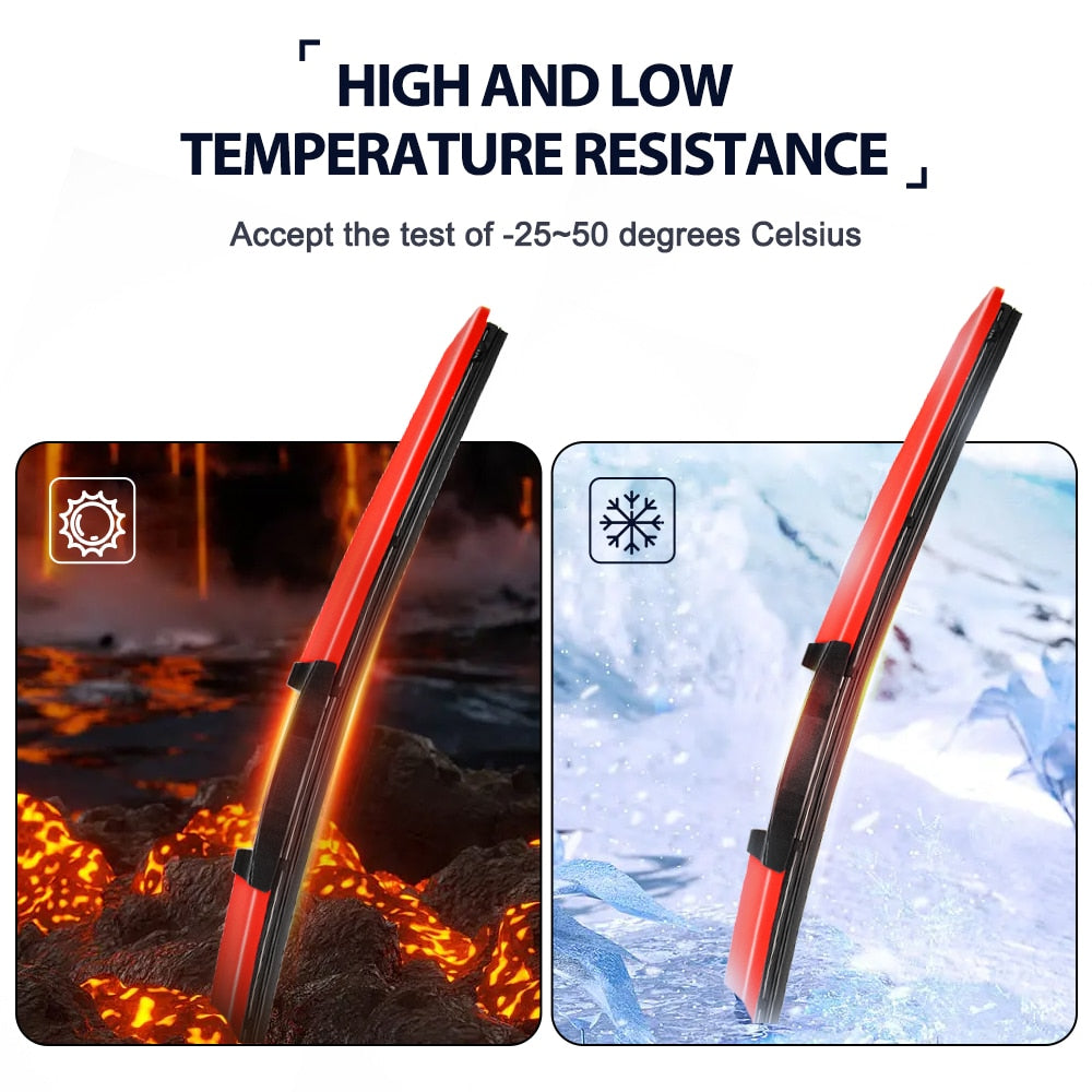 Auto Regenbogen Bunte Scheibenwischerblatt