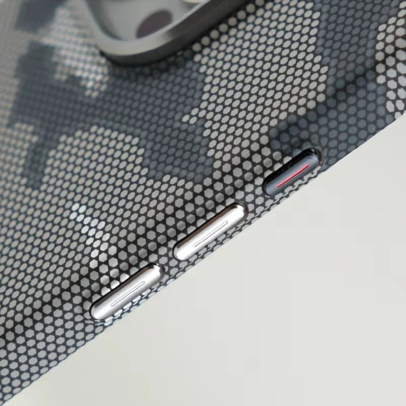 Camouflage MagSafe iPhone stoßfeste Schutzhülle