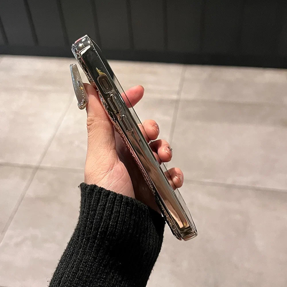 Luxus 3D Schlange elektroplattierte Handyhülle
