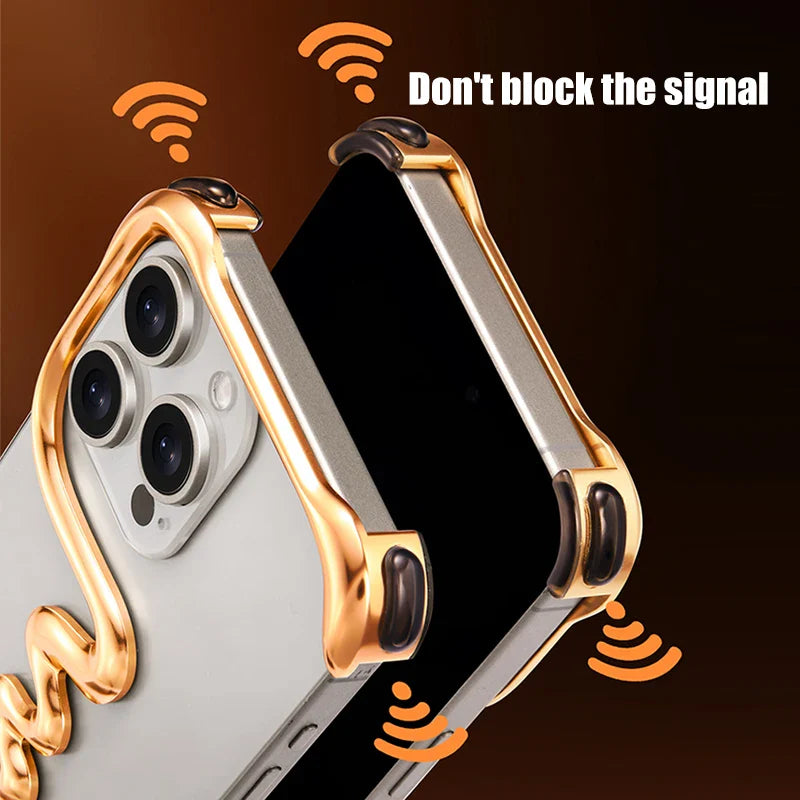 Premium Aluminiumlegierung Stoßfeste iPhone-Hülle
