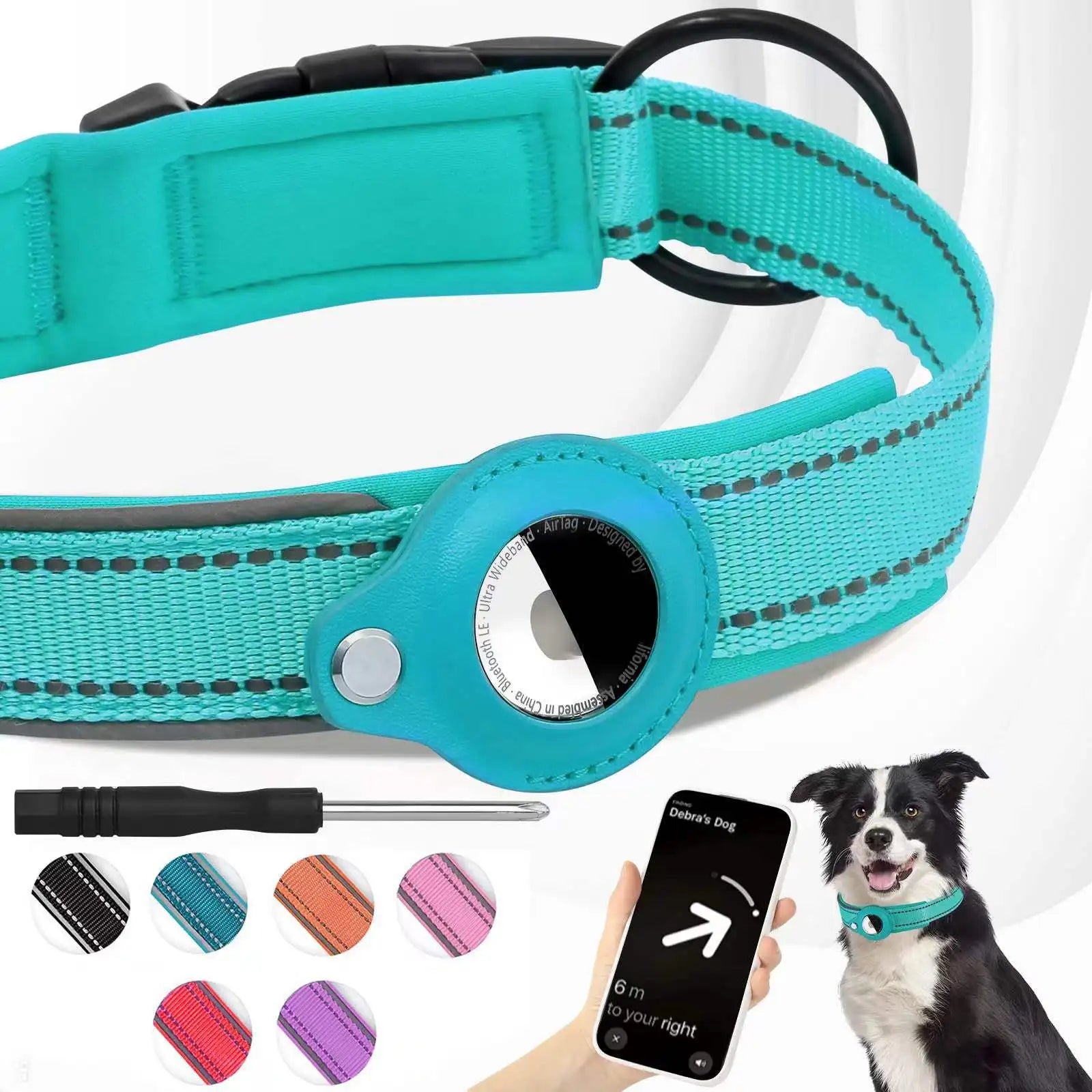 SafePaw – Das stilvolle AirTag Hundehalsband für maximale Sicherheit unterwegs