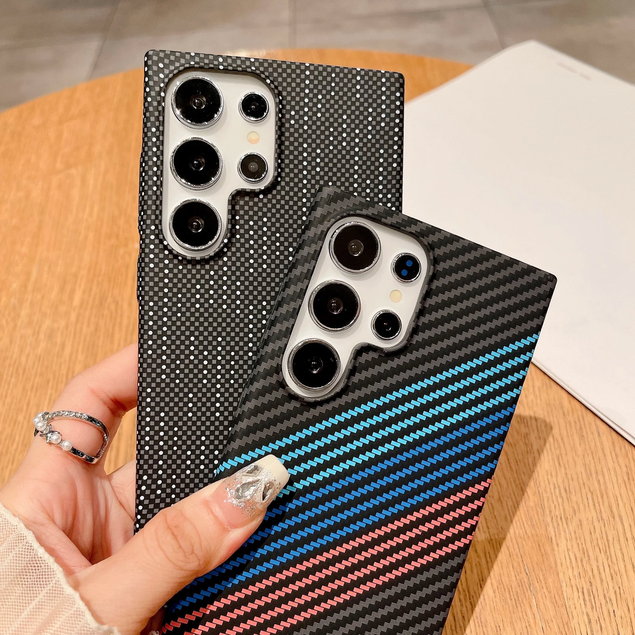 Carbonfaser Samsung Wireless Ladehülle