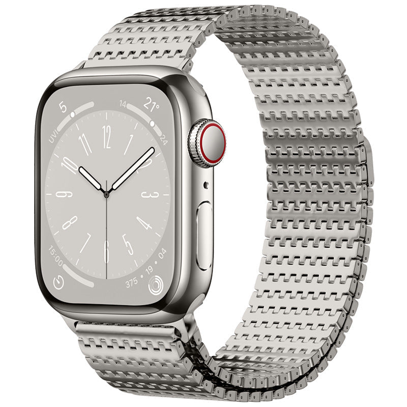 Domino Edelstahl Magnetarmband für Apple Watch