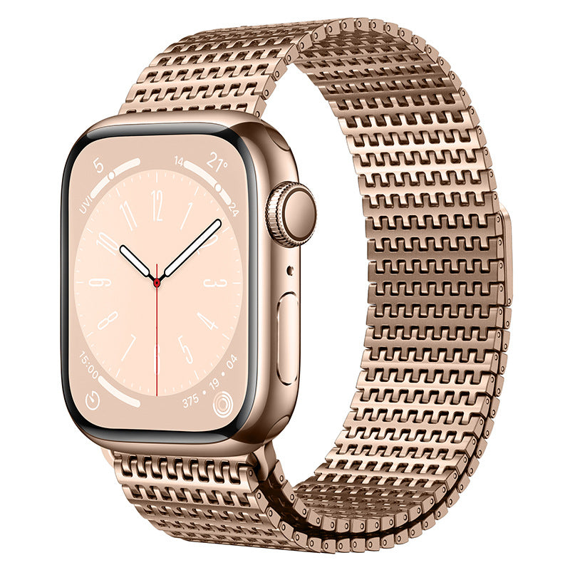 Domino Edelstahl Magnetarmband für Apple Watch