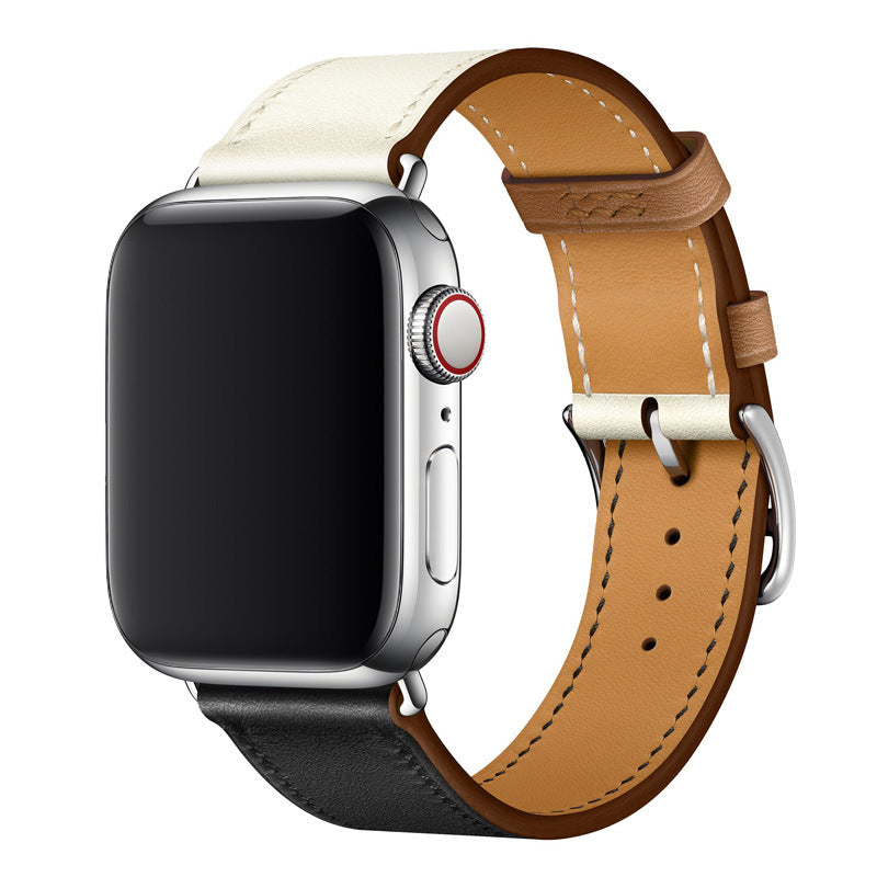 Apple Watch echtem Leder handgefertigtes Armband