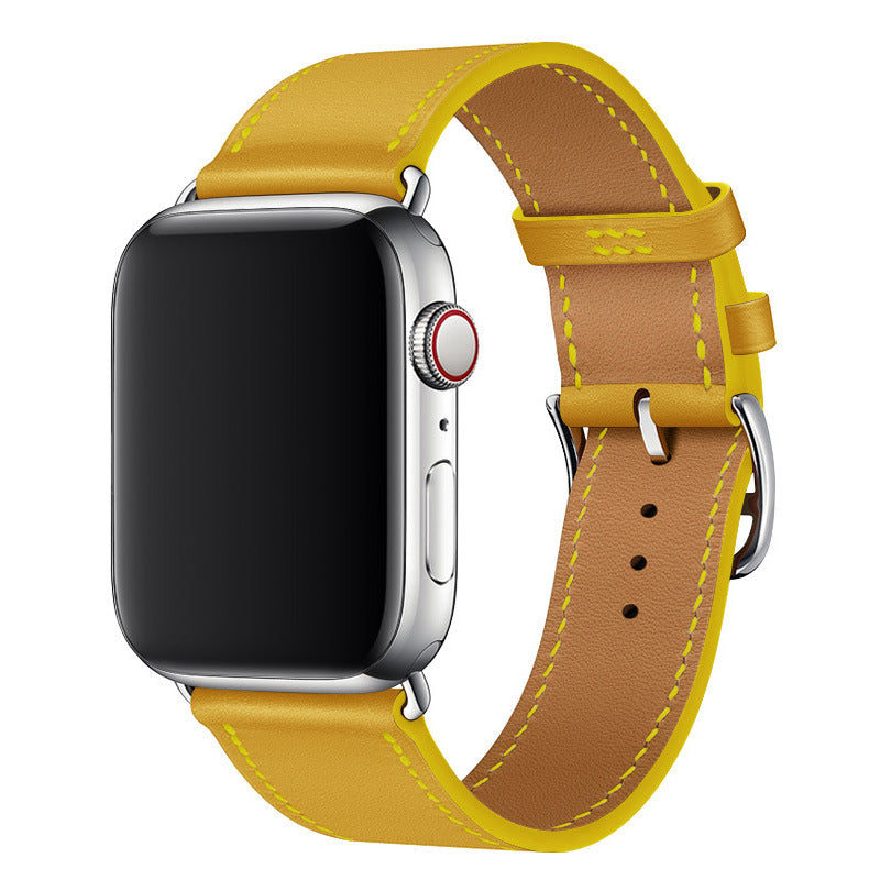 Apple Watch echtem Leder handgefertigtes Armband