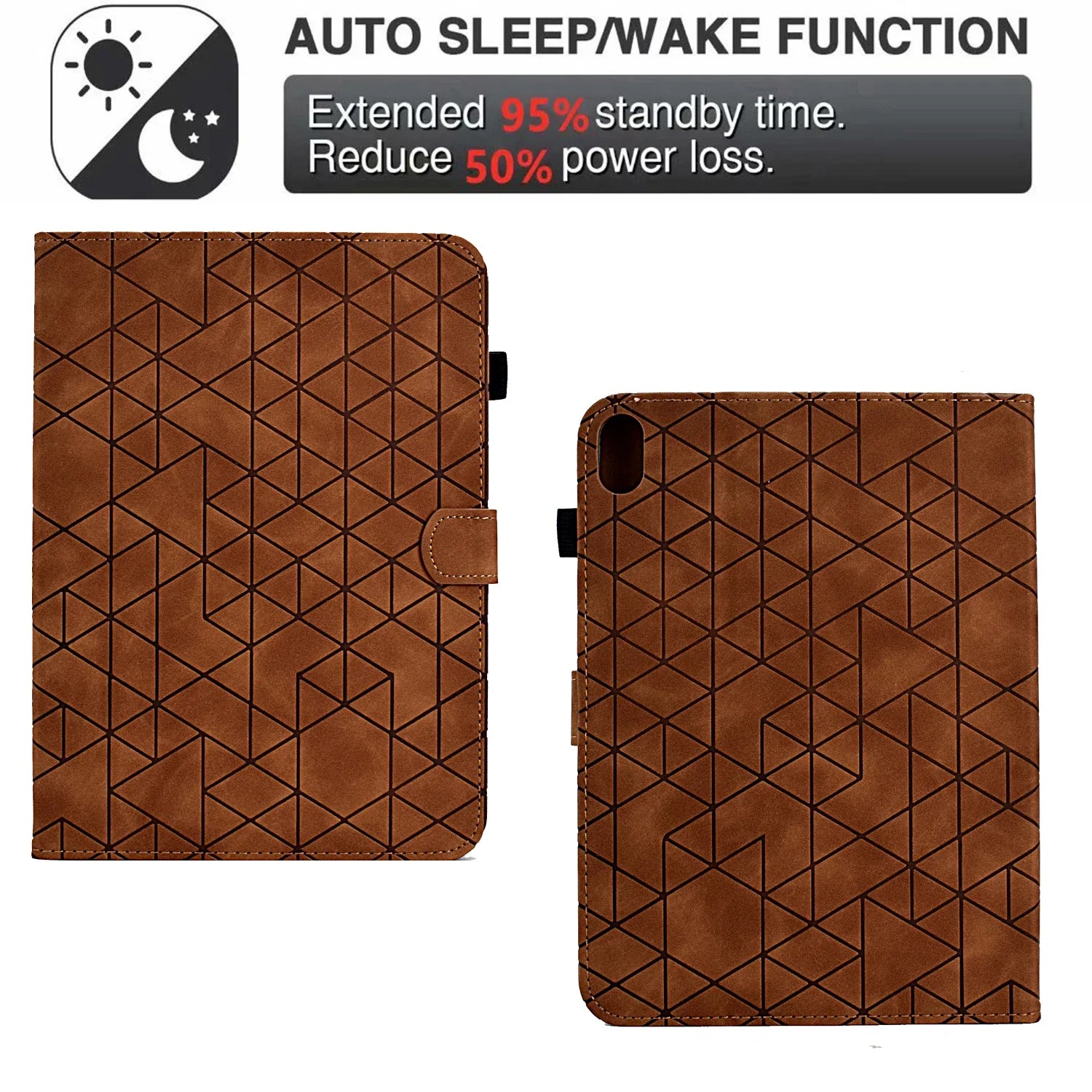 Flip Leder Wallet Case für iPad 10. Generation 2022 10,9, iPad Air 5/4, Pro 11, Mini 6 - Kartensteckplatz, Stoßfest, Sturzsicher Tablet Cover