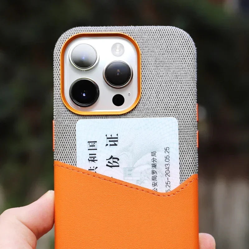 MagSafe Leder iPhone Kartenhalter Schutzhülle