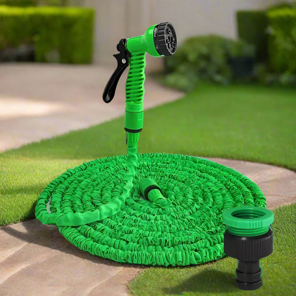 AquaFlex Expandbarer Schlauch – Hochdruck Garten- & Autowaschs Schlauch