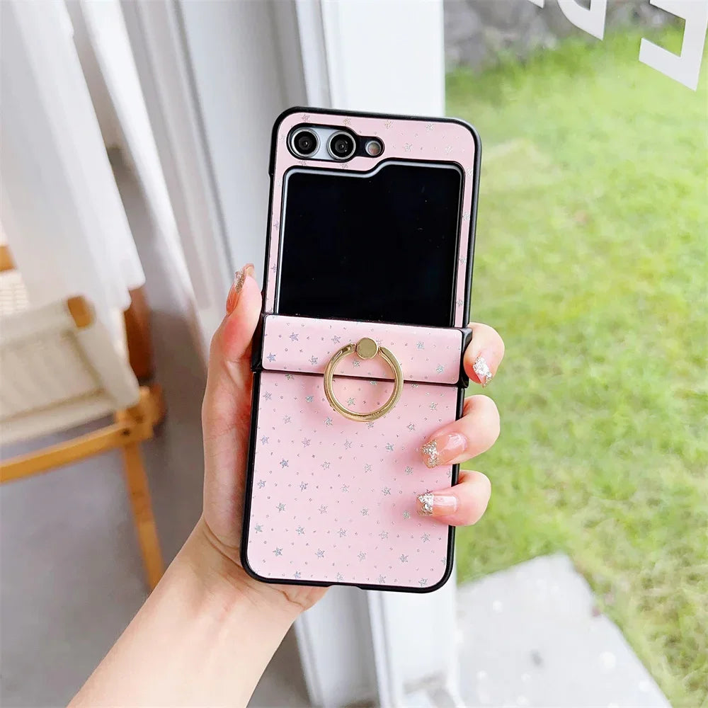Hing Schutzhülle Samsung Z Flip Ring Halter Case