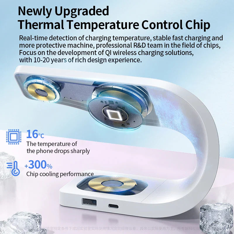 MagCool 4-in-1 Metall Wireless Charger