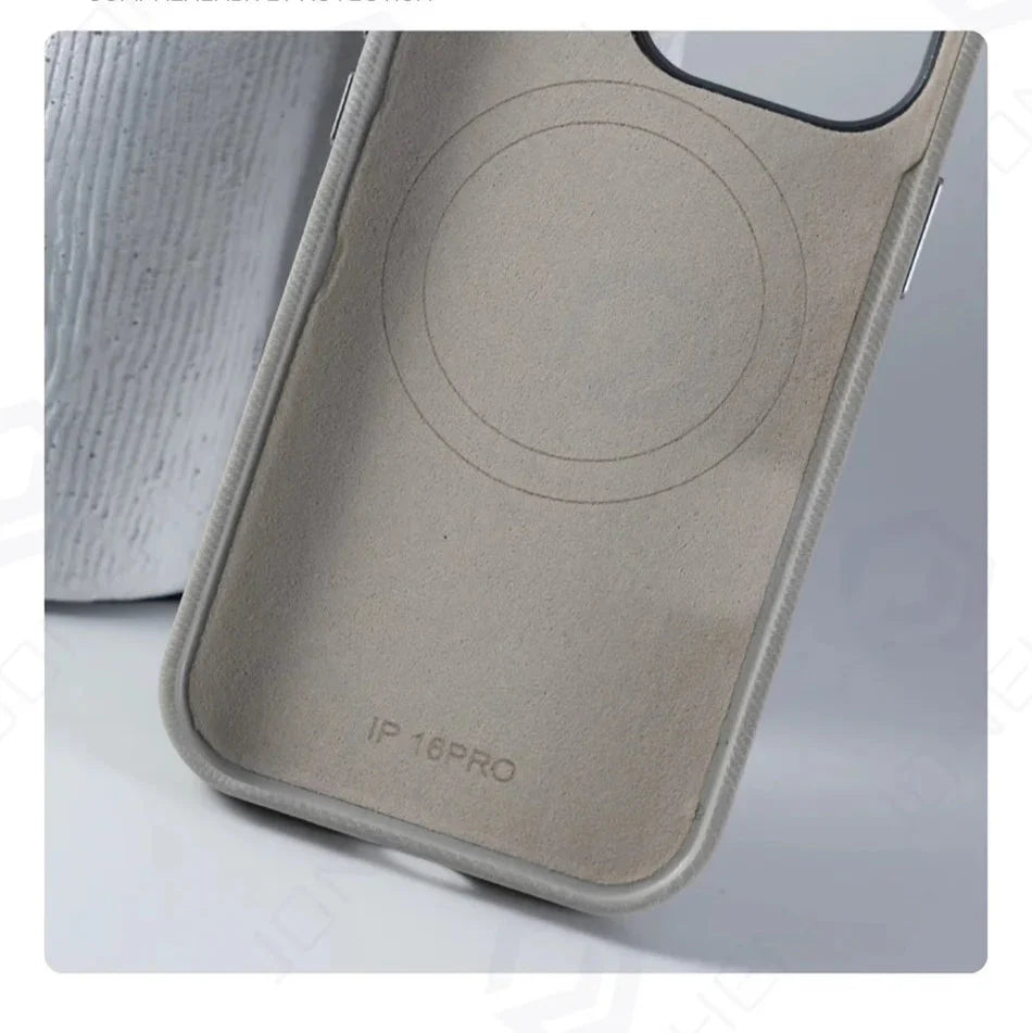 MagSafe iPhone Stoßfeste Flanellfaserhülle