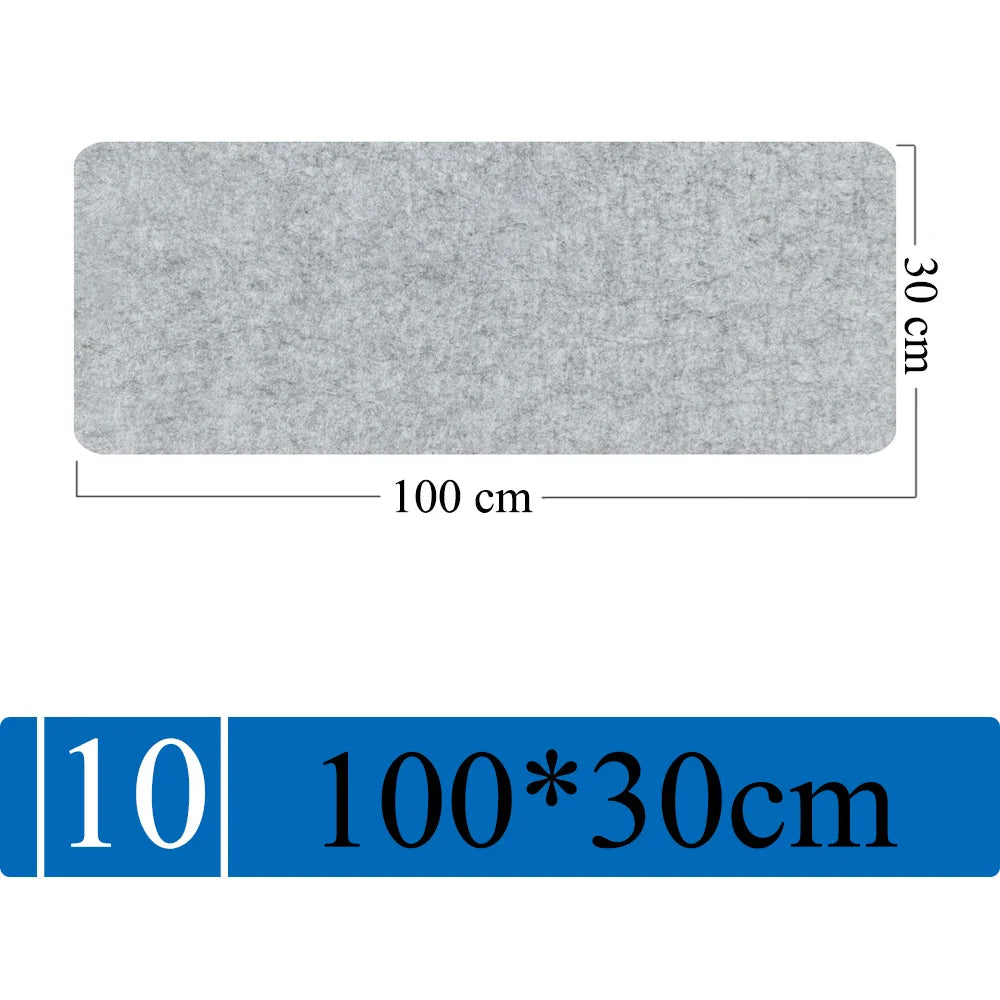 Großes Filz-Mauspad | Rutschfest & Schützend | Warm & Weich | 3mm Dick