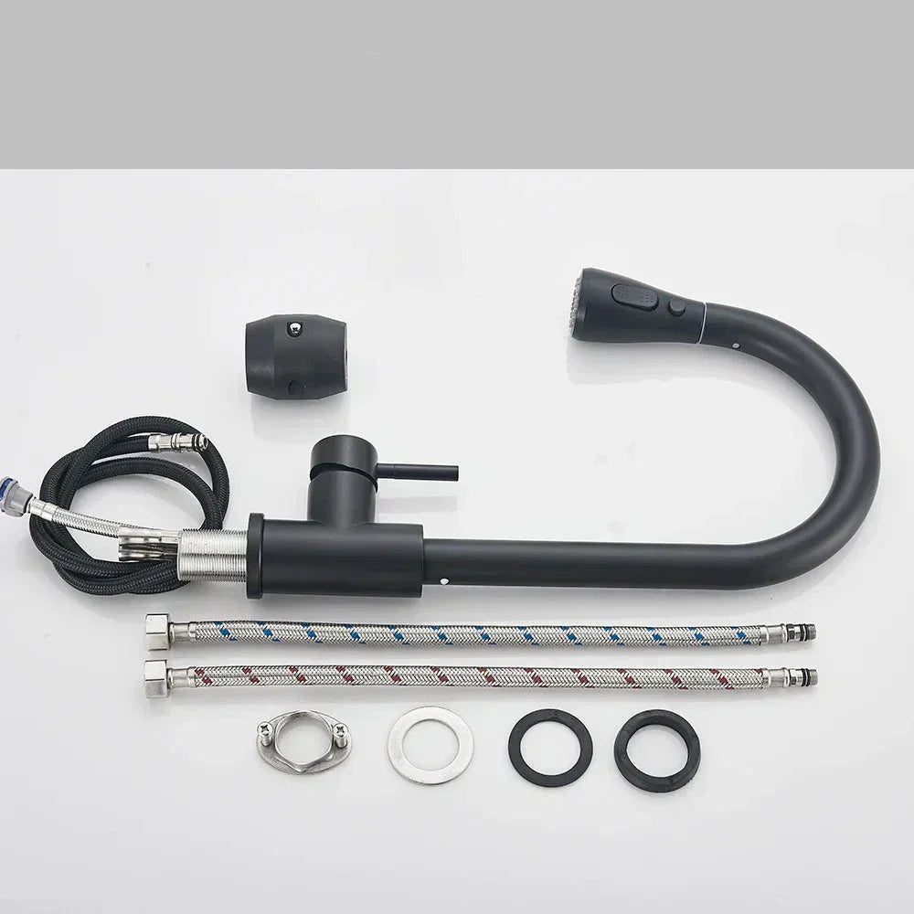 Moderner Küchenhahn mit Hohem Bogen