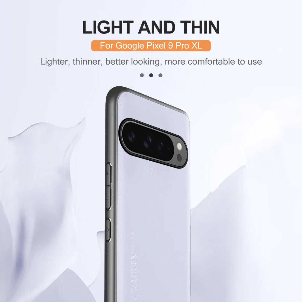 UltraShield Lederhülle für Google Pixel 9 Pro - Sleek, stoßfest und stilvoller Schutz