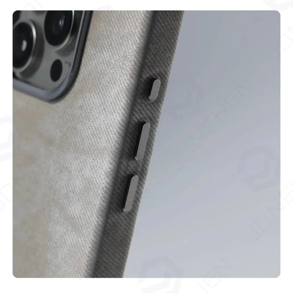 MagSafe iPhone Stoßfeste Flanellfaserhülle