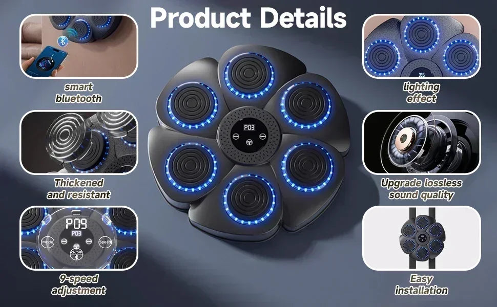 Interaktive Smarte Boxmaschine mit Bluetooth Musik Spaß für die ganze Familie