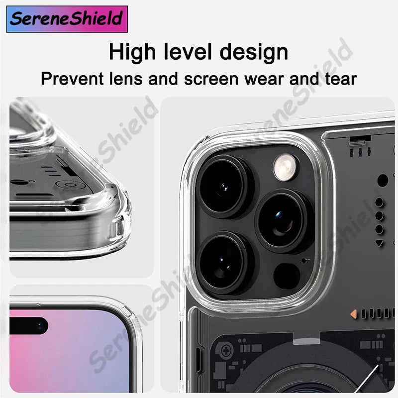 Magnetische Anti-Fall-Hülle für iPhone 16 Pro Max