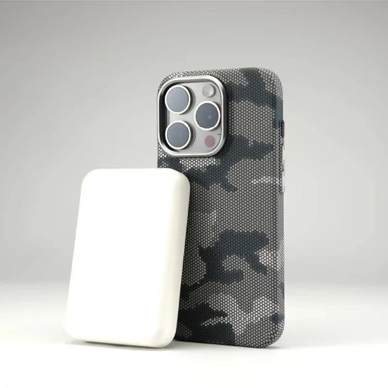 Camouflage MagSafe iPhone stoßfeste Schutzhülle