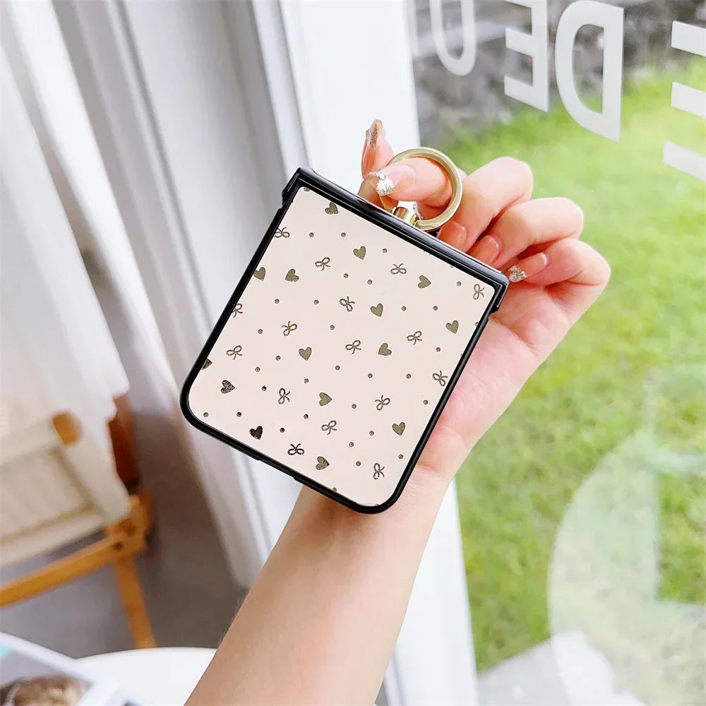 Hing Schutzhülle Samsung Z Flip Ring Halter Case