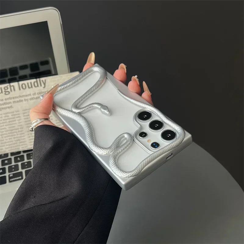 Venom 3D Snake Hollow Case – Luxuriöse Matte Wärmeableitungsabdeckung