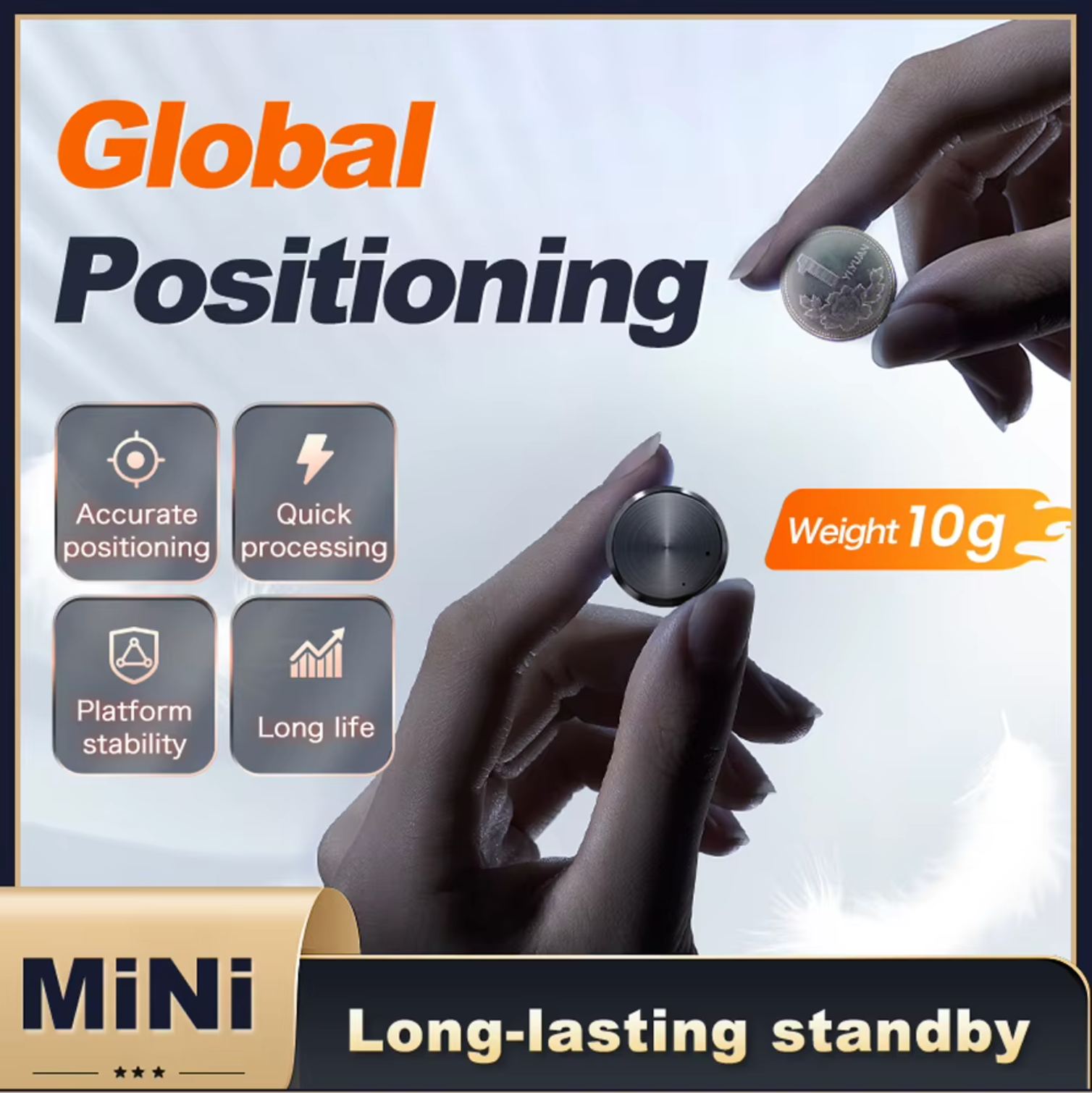 Kompakter Echtzeit GPS Tracker für Fahrzeuge, Kinder & Haustiere