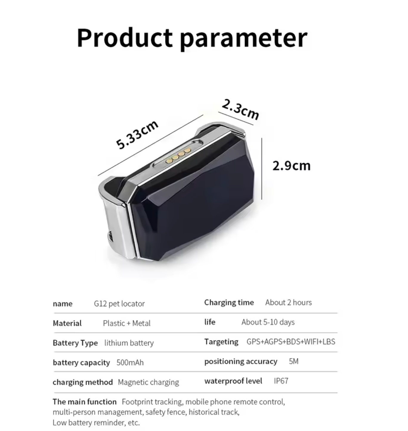 Mini GPS Tracker für globale Sicherheit und Echtzeitverfolgung