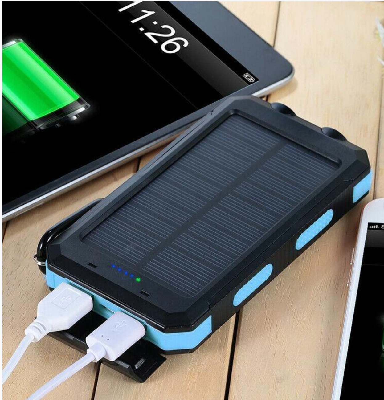 500000mAh Solar Charger Wasserdicht Power Bank Extern