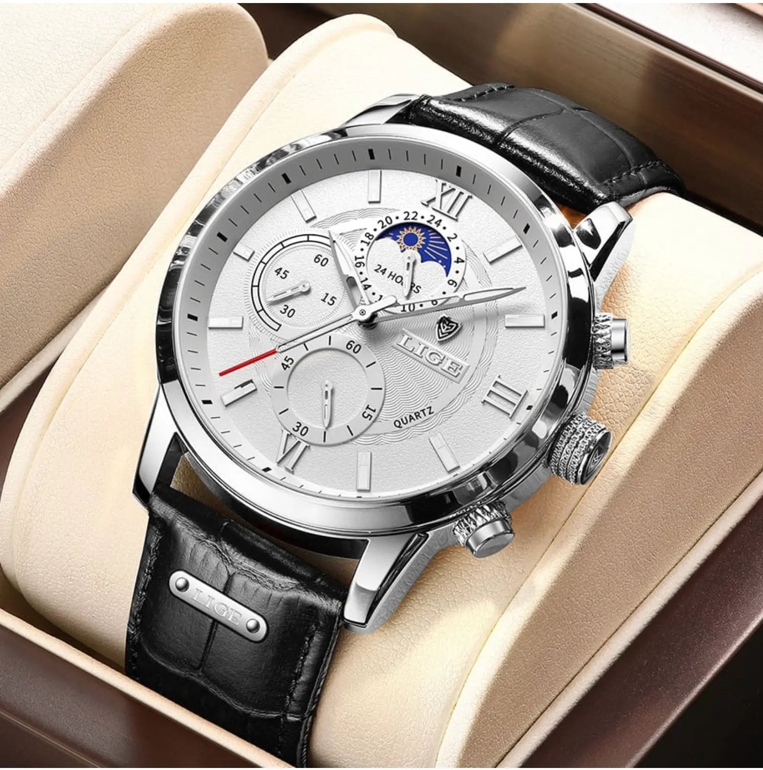 TitanMark Elite Luxus Herren Uhr - Stilvolles Zeitmessgerät für legere und formelle Anlässe