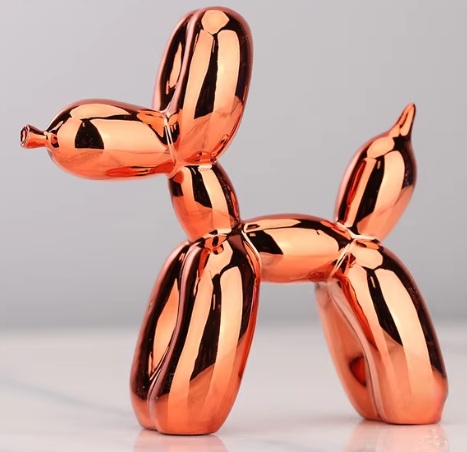 PawZilla Ballon-Hund-Skulptur – Verspieltes Wohndekor aus Harz