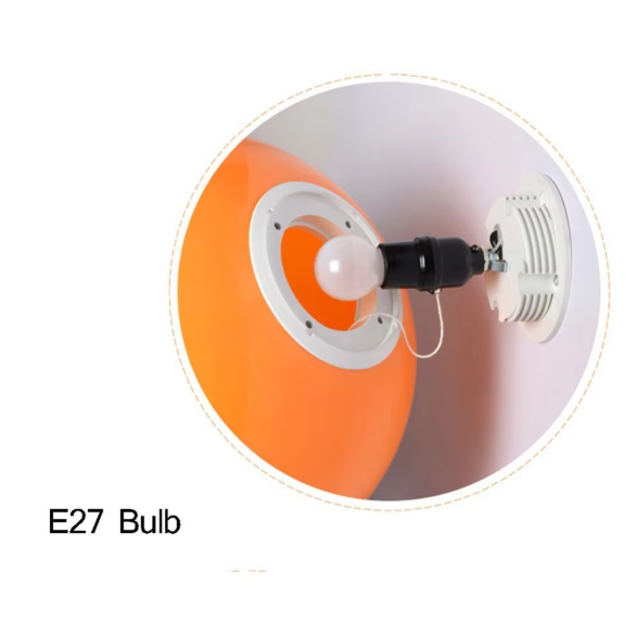 Moderne bunte Ballon-Wandleuchte – Kreative LED Wandlampe mit Zugschalter für Schlafzimmer