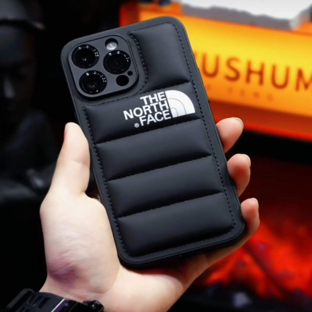 LUXUSMODE LEDER THE NORTH FACE HANDBREIT FÜR IPHONE 13 BIS 15