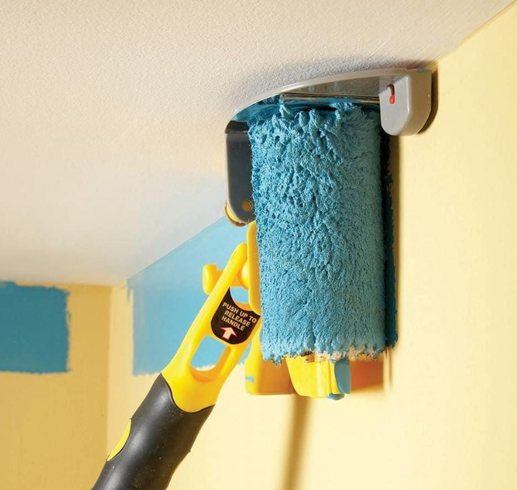 Malerwerkzeug für Wände und Decken - Farbroller für Ecken und Kanten